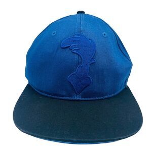 Looney Tunes Roadrunner Spellout Two Tone Snapback Hat Cap Six Flags